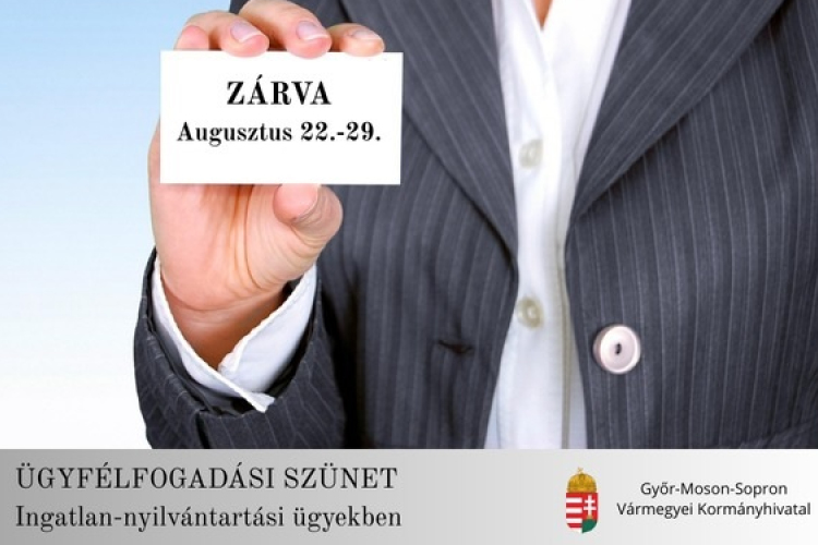 Egy hétig szünetel a földhivatali ügyintézés