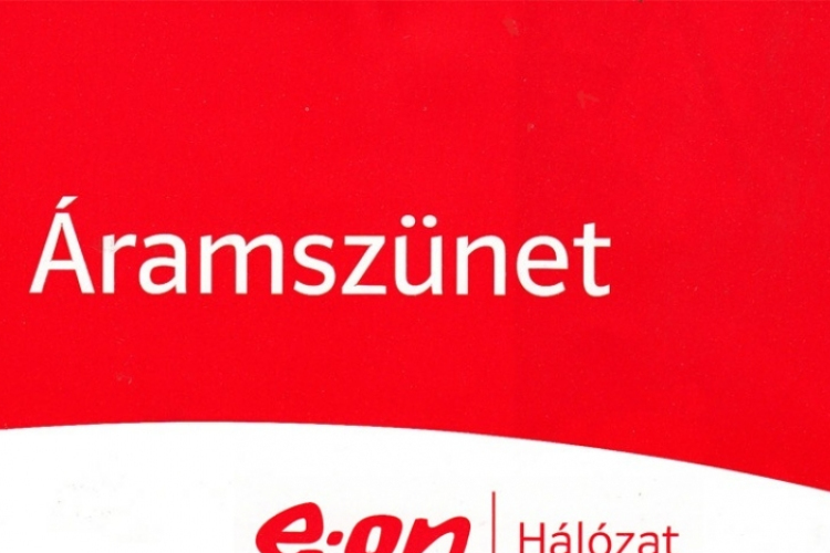 Tájékoztató áramszünetről a Rábaközben