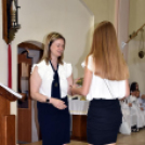 Ballagás és szentmise a Szany iskolában és templomban.