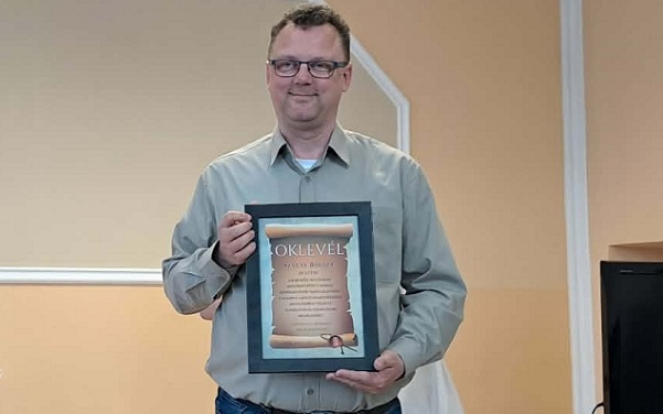 Civil elismerés Szalay Balázs helytörténésznek