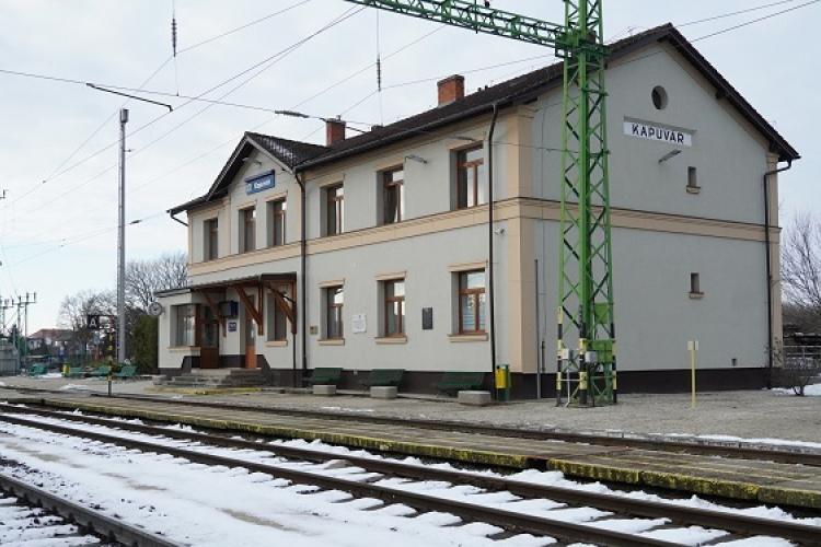 A GYSEV bemutatja a kapuvári vasútállomást