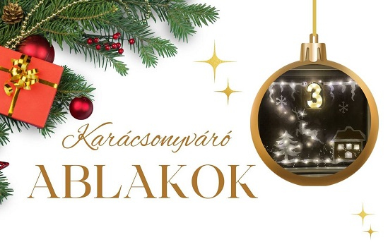 Karácsonyváró ablakok Rábaszentandráson