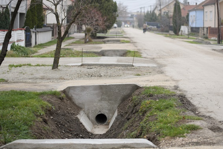 Befejeződött Csorna dél-keleti részének csapadékvíz rendezése