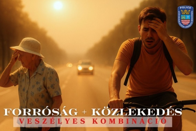 Közlekedés forró nyári napokon
