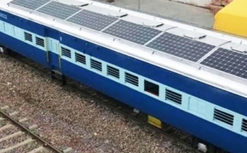 A napenergiát is felhasználják vonatok működtetésére Indiában