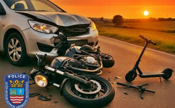 A megyében az elmúlt 7 napban 12 balesetben volt érintett gyalogos, motoros vagy rolleres