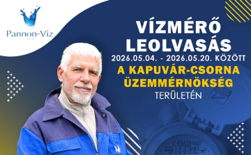Vízmérő leolvasások a Rábaközben és vízhálózat karbantartások Dörben és Babóton