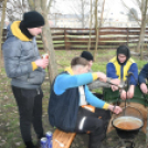 Sertést vágtak a Szany SE. labdarúgói.