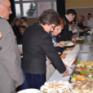Műsor és fogadás az ünnepi szentmise után Szanyban