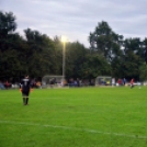 Sporttörténeti bajnoki labdarúgó mérkőzés Szanyban
