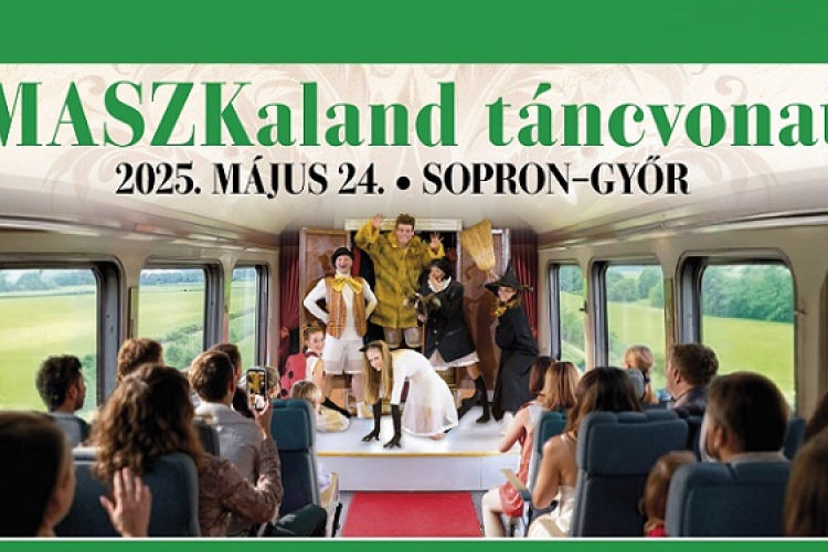 MASZKaland táncvonat indul Sopronból Győrbe