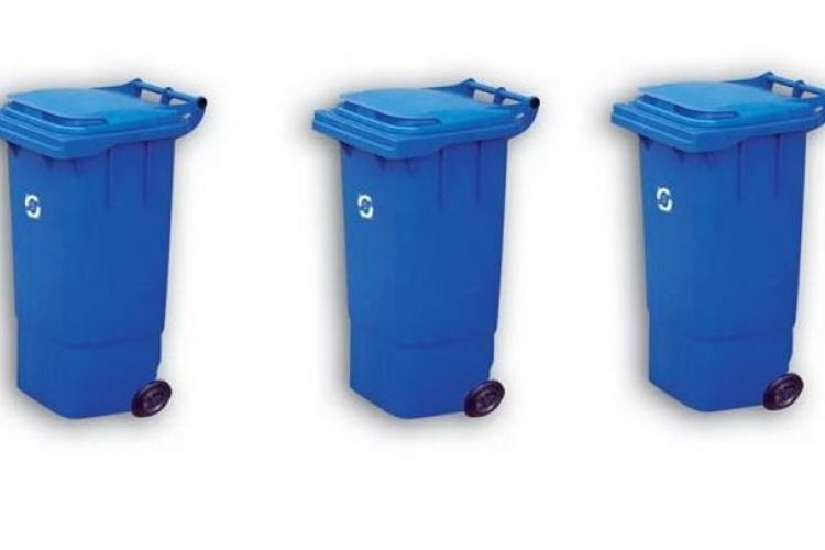 Változik Beledben a szelektív hulladékgyűjtő kék kukák szállítási ideje