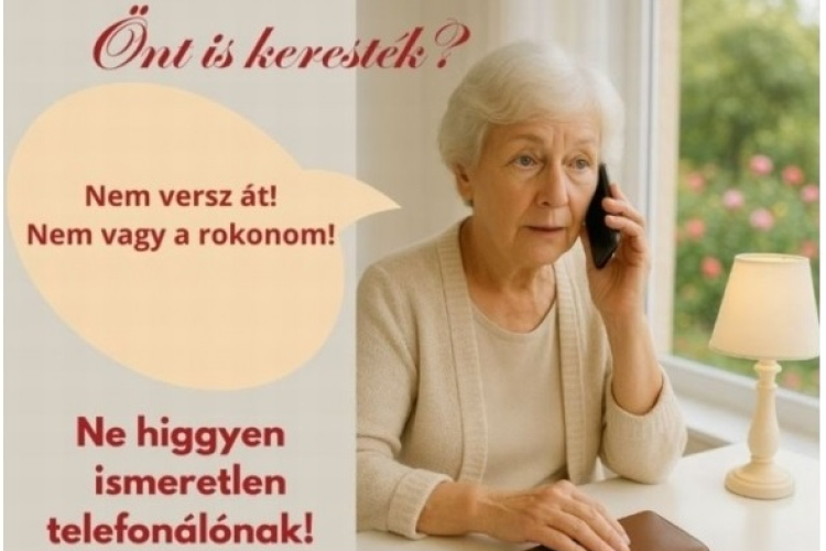 Újra telefonálnak az unokázós csalók