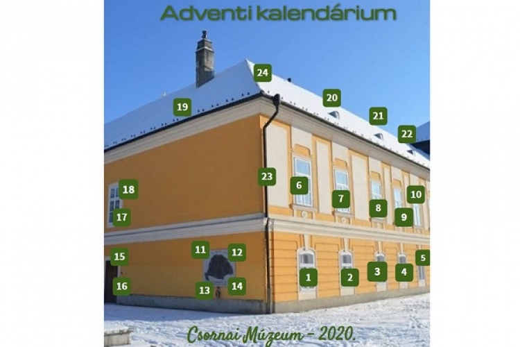 Digitális adventi kalendáriumot készített a Csornai Múzeum