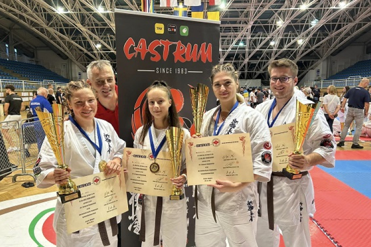 4 kapuvári dobogós a Kyokushin Európa Bajnokságon