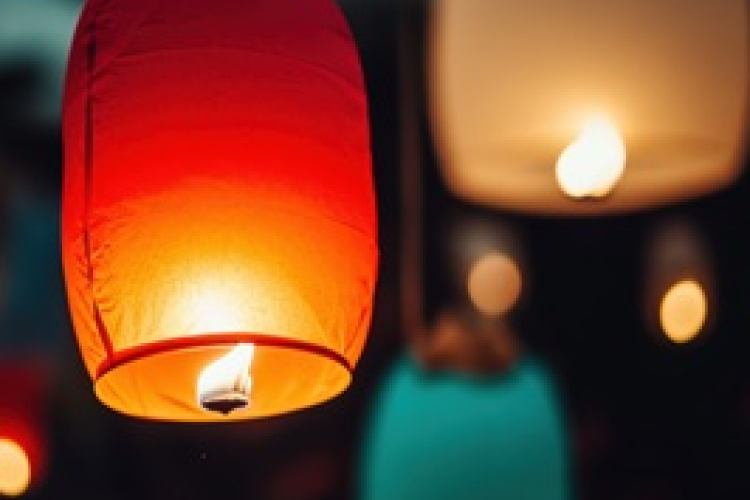 Lampionos ballagás Csornán