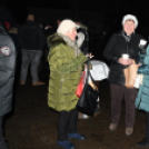 Karácsonyi vásár a szanyi templom melletti vásártéren.