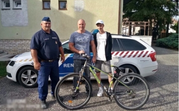 Megtalálták, és visszaadták a tulajdonosnak a rendőrök a lopott kerékpárt