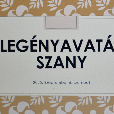 Legényavatás és Mulatság Szanyban