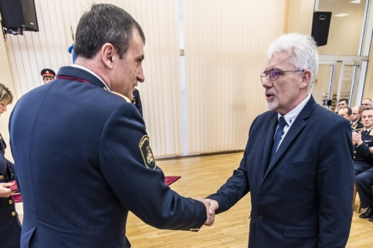 Országos ünnepségen kapott elismerést Németh Zsolt a polgári védelem napján