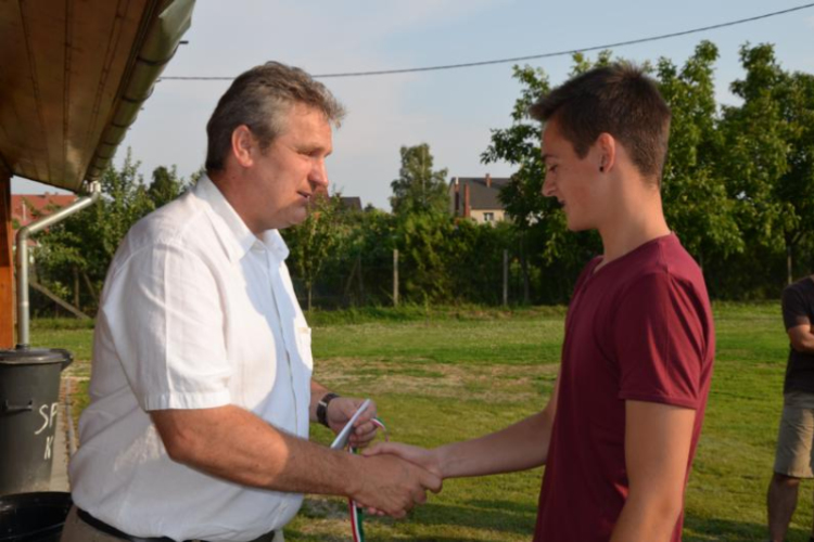 Éremosztó a Szany SE.-nél