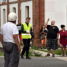 A megszületett kis gólyák látványgyűrűzése Szanyban. 