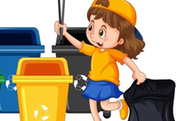 Szemétszedés Vágon