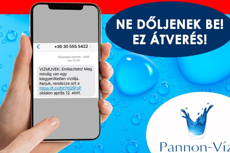Figyelem! Csalók próbálnak visszaélni SMS-üzenetekkel!