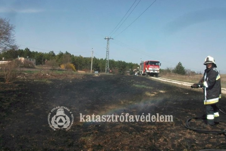 32 esetben riasztották szabadtéri tűzhöz a megye tűzoltóit