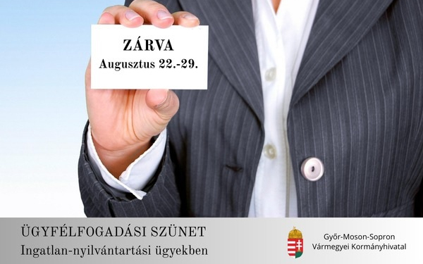 Egy hétig szünetel a földhivatali ügyintézés