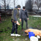 Sertést vágtak a Szany SE. labdarúgói.