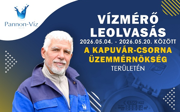 Vízmérő leolvasások a Rábaközben és vízhálózat karbantartások Dörben és Babóton
