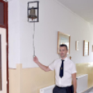 Ballagás és szentmise a Szany iskolában és templomban.