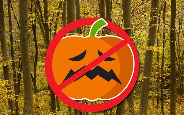 A halloween tök nem való a természetbe!
