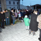 Adventi gyertyagyújtás Szanyban.