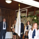 Ballagás és szentmise a Szany iskolában és templomban.