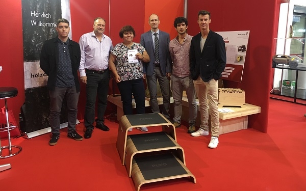 Új bútorötletekkel jelentek meg Európa egyik legnagyobb faipari vásárán a soproni egyetemisták