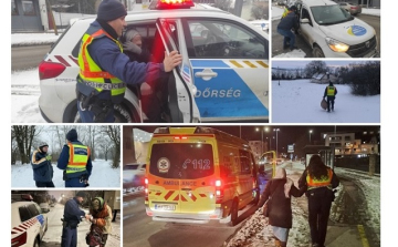 Segítenek a téli fagyban