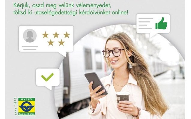 Utaselégedettség felmérés a GYSEV-nél