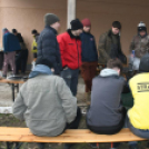 Sertést vágtak a Szany SE. labdarúgói.