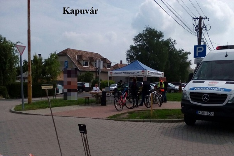 Kapuváron regisztrálhatták kerékpárjaikat a Bikesafe rendszerbe