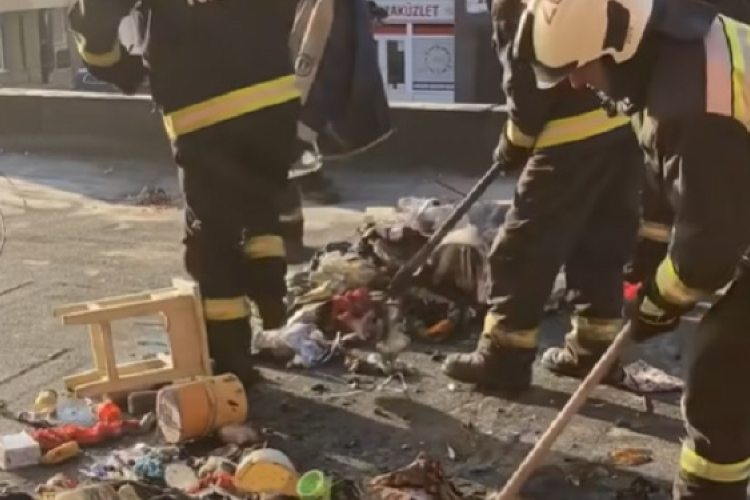 A felhalmozott hulladék életveszélyes