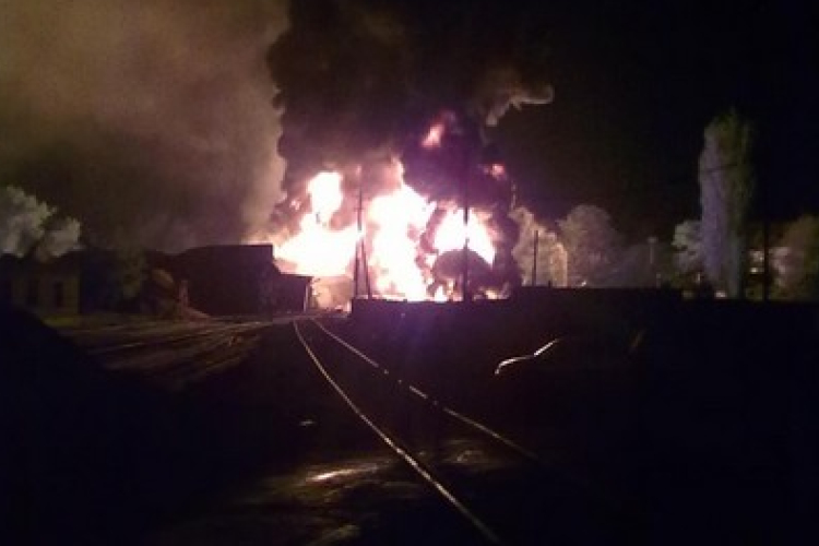 Gázszállító szerelvény siklott ki Oroszországban, sok sérült