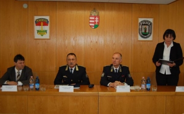Értékelték az évet a csornai rendőrségen