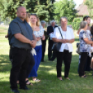 Ballagás és szentmise a Szany iskolában és templomban.