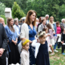 Búcsú napi szentmise Szanyban a Szent Anna kápolnánál.