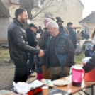 Falusi disznóvágás Szanyban.