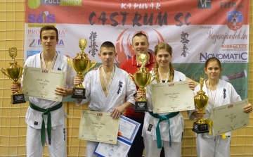A Karate Utánpótlás Világkupán is remekeltek a Castrum versenyzői