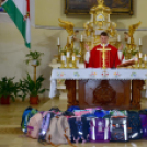 Szany Nagyközségben is megkezdődött az iskolai év Veni Sancte szentmisével a Szent Kereszt megtalálása templomban.