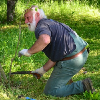 Társadalmi munka a szanyi horgásztónál